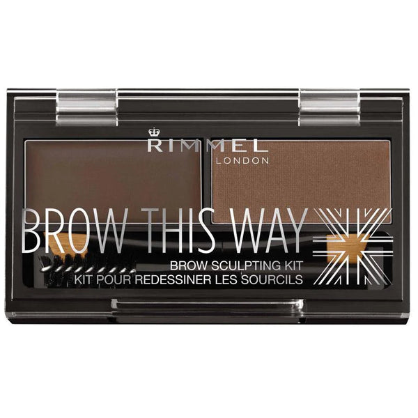 Rimmel brow this way brow sculpting kit 002-medium brown