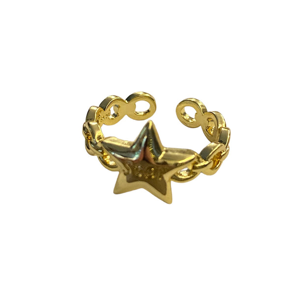 Star gold ring accessory #4000