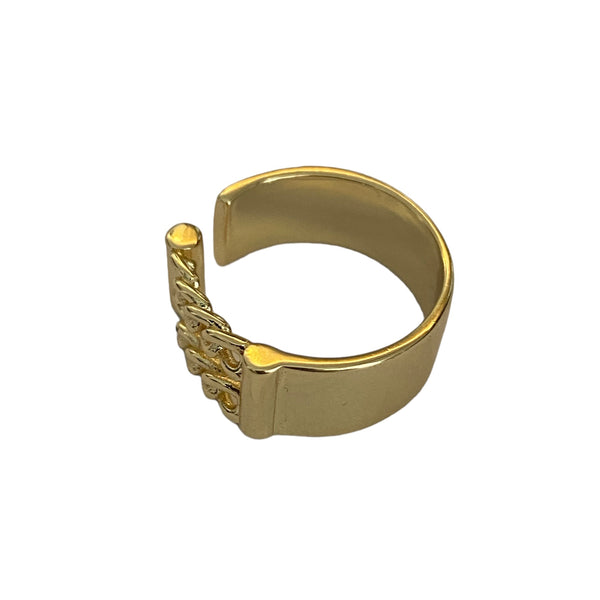 Golden link ring accessory #4008