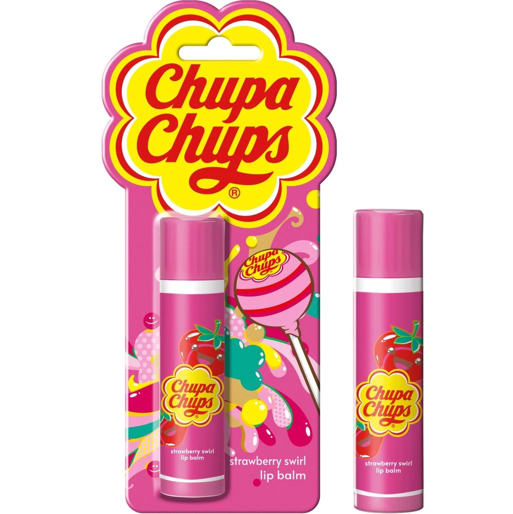 Chupa Chups Strawberry Swirl Lip Balm Zed Store