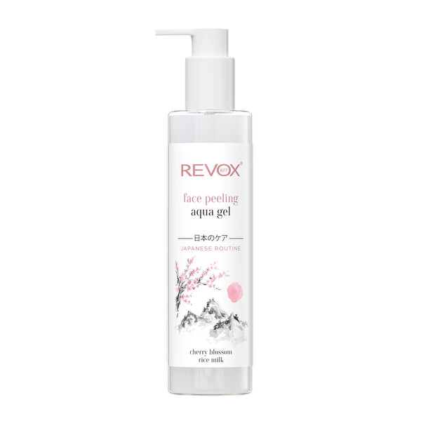 Revox B77 face peeling aqua gel with cherry blossom and rice milk 250ml