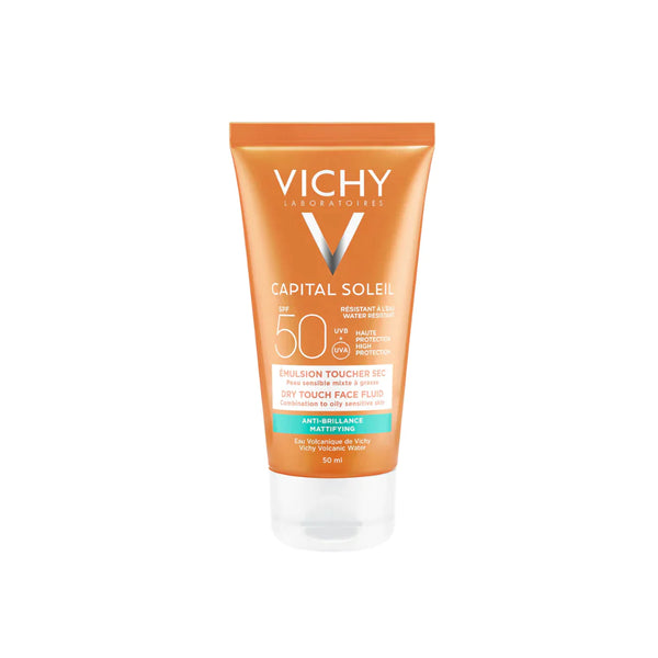 Vichy capital soleil dry touch anti shine face fluid spf50 50ml