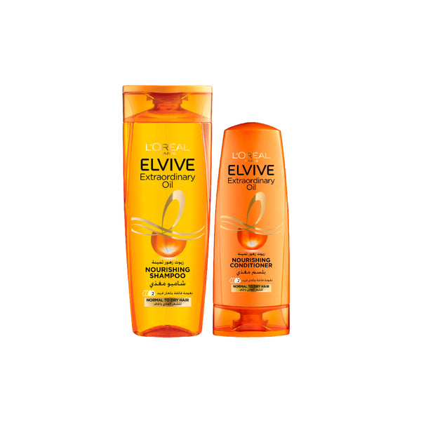 -10% L’Oreal Elvive Extraordinary Oil Shampoo + Conditioner