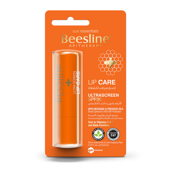 Beesline lip care ultrascreen spf30 with beeswax & precious oils