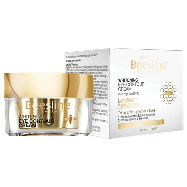 Beesline whitening eye contour cream for the delicate skin around 30ml spf30