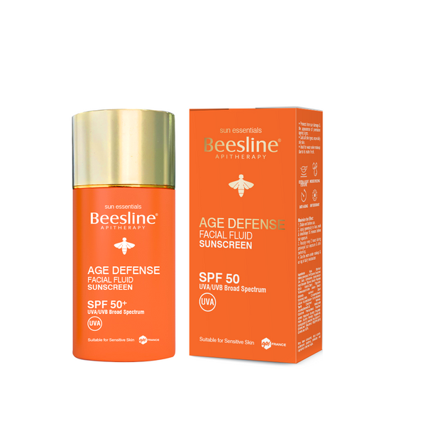 Beesline age defense facial fluid sunscreen 40ml
