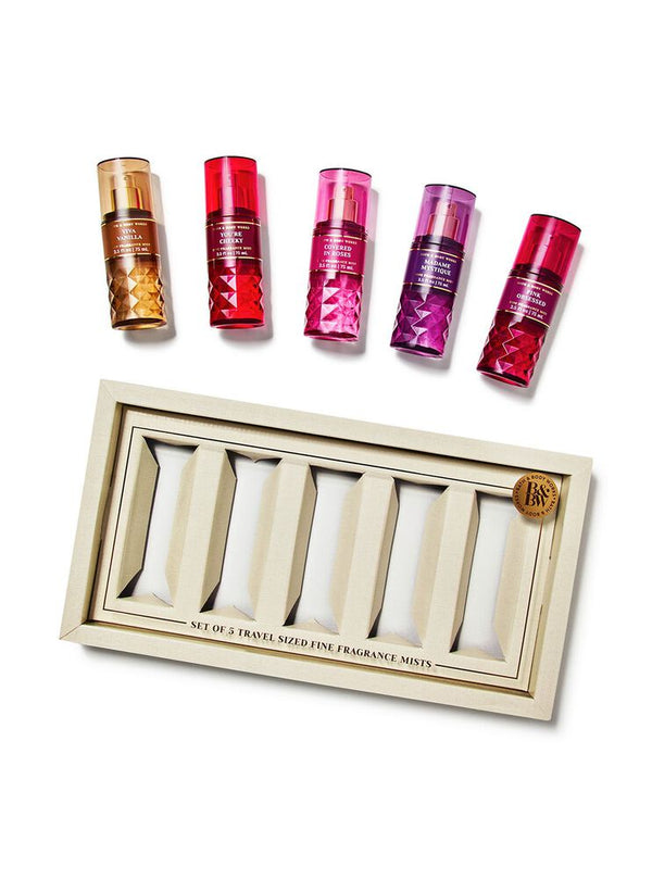 Bath And Body Works Everyday Luxuries 5-piece Mini Fine Fragrance Mist Gift Set