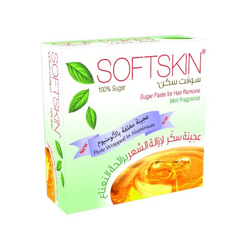 Soft skin sugar paste for hair removal 80g - Mint fragrance