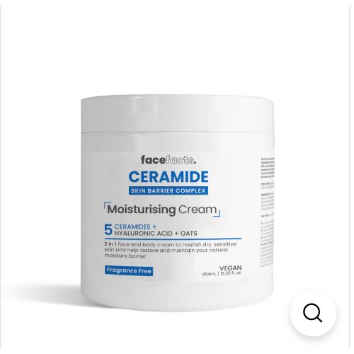 Face facts ceramide moisturizing cream 454ml