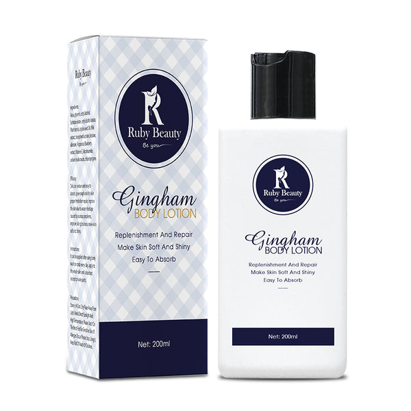 Ruby beauty gingham  body lotion 200ml sc 159