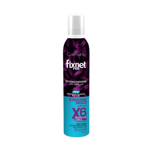 Cosmaline Fixnet Pro Styling Mousse X6 Bouncier Curls 300ml