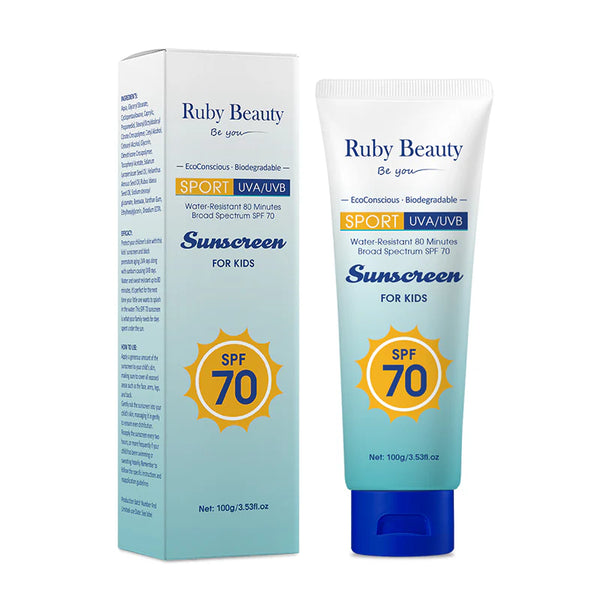 Ruby beauty sunscreen for kids spf70 100g RB-173