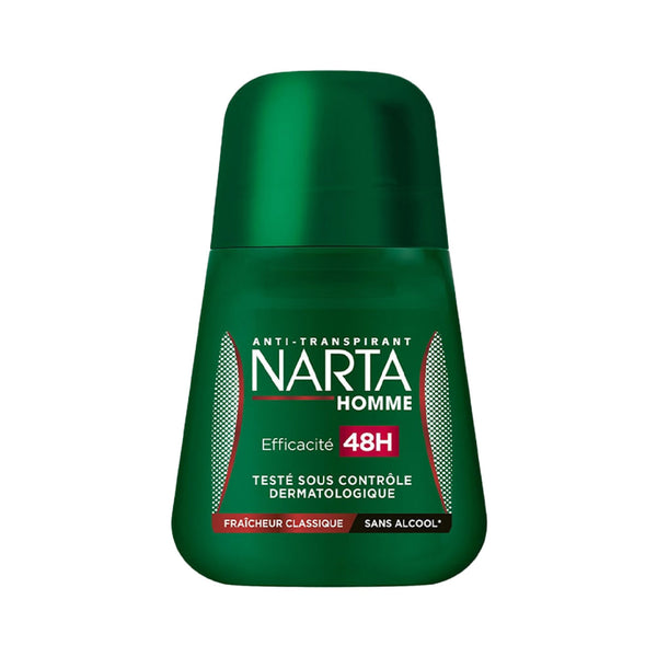 Narta Men's Invisible Roll-On Deodorant 48h 50ml