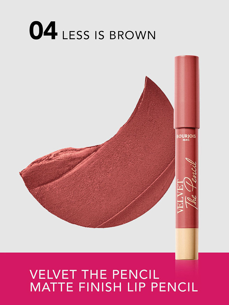 Bourjois Velvet The Pencil Lippenstift – Matte Farbe Nr. 08 Rouge Di'vin