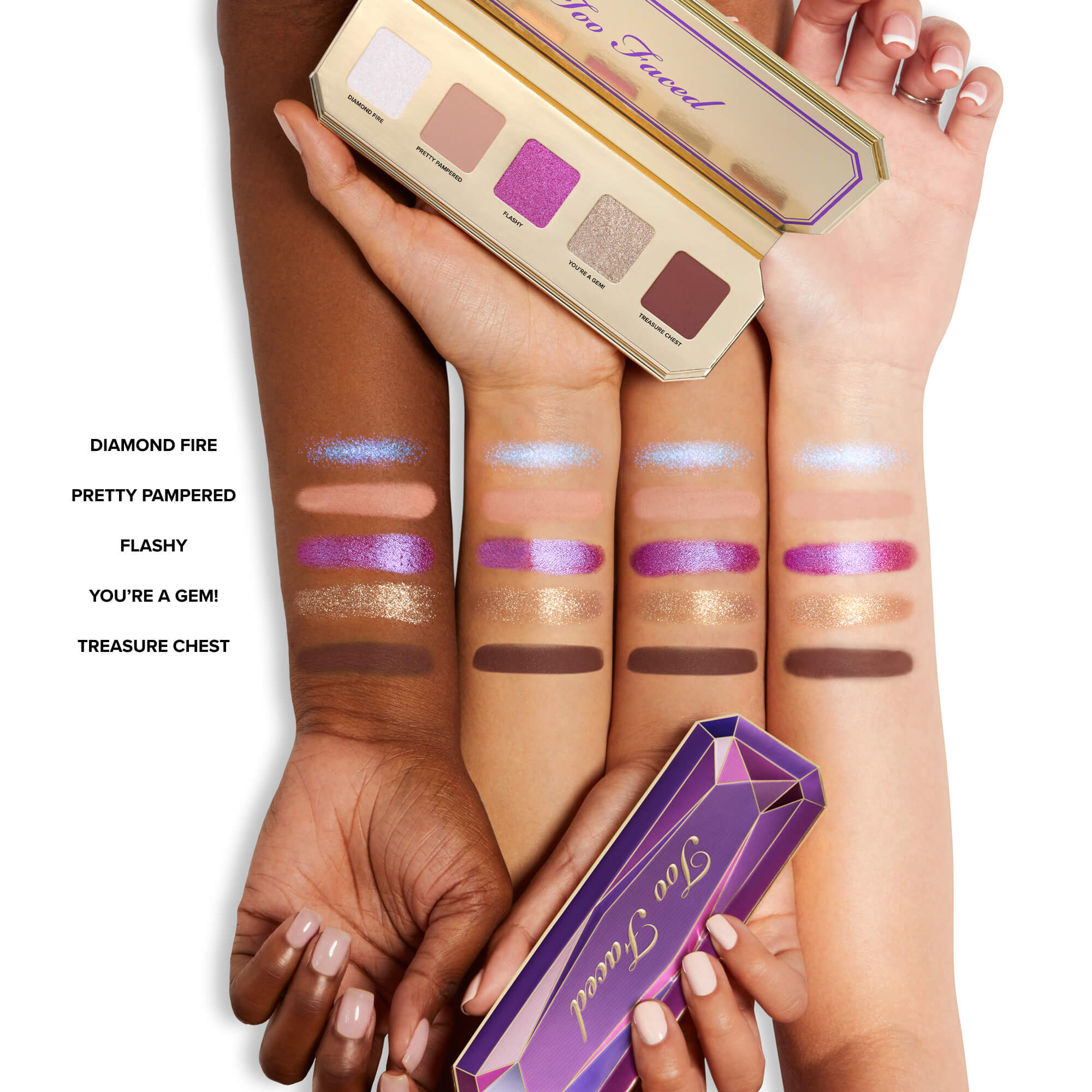 Too Faced You're A Gem 3-Piece Eye Makeup Set – zed store