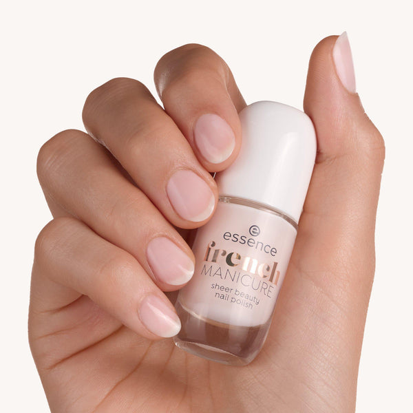 Essence french manicure sheer nail polish 01-peach please