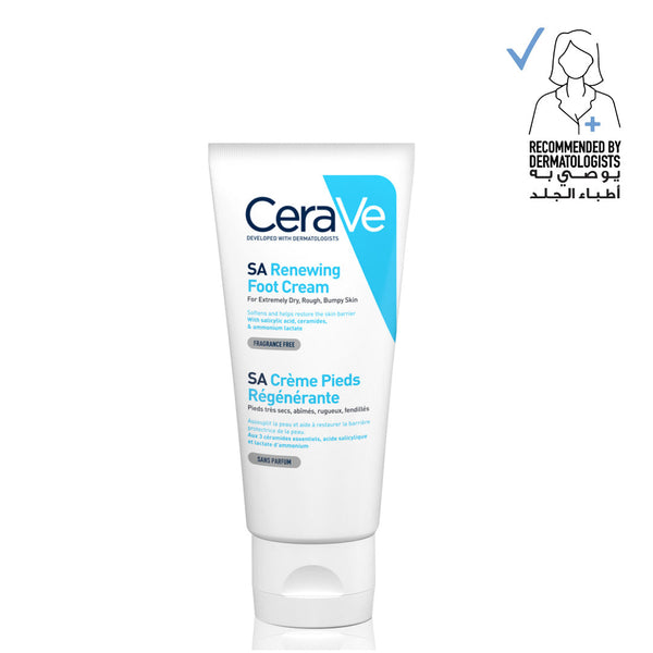 CeraVe SA renewing foot cream for extremely dry,rough,bumpy skin 88ml