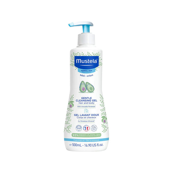 Mustela 2 in 1 Gentle Cleansing Gel Hair And Body 500ml