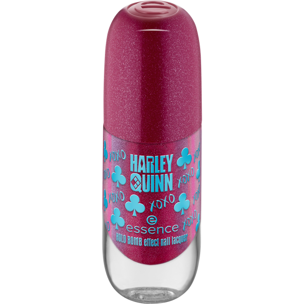 Essence Harley Quinn HOLO BOMB effect nail lacquer