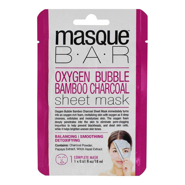 Masque Bar Oxygen Bubble Bamboo Charcoal Sheet Mask