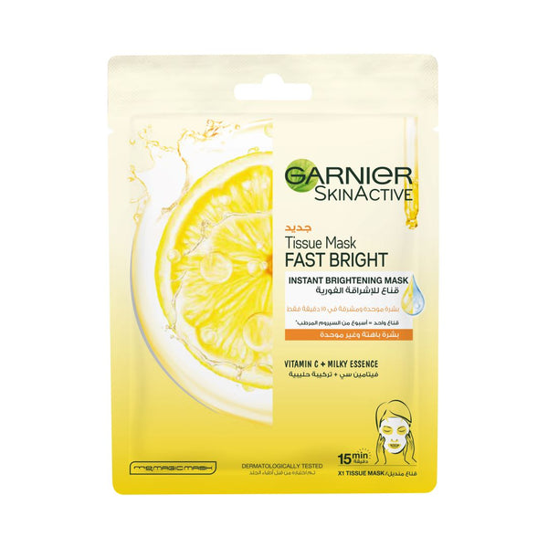 Garnier Fast Fairness Tissue Mask For uneven & Dull Skin