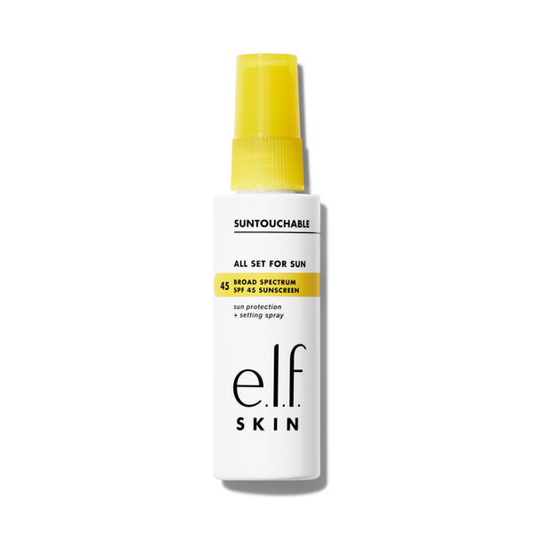 Elf All Set For Sun Spf 45 Sunscreen + Setting Spray 60ml