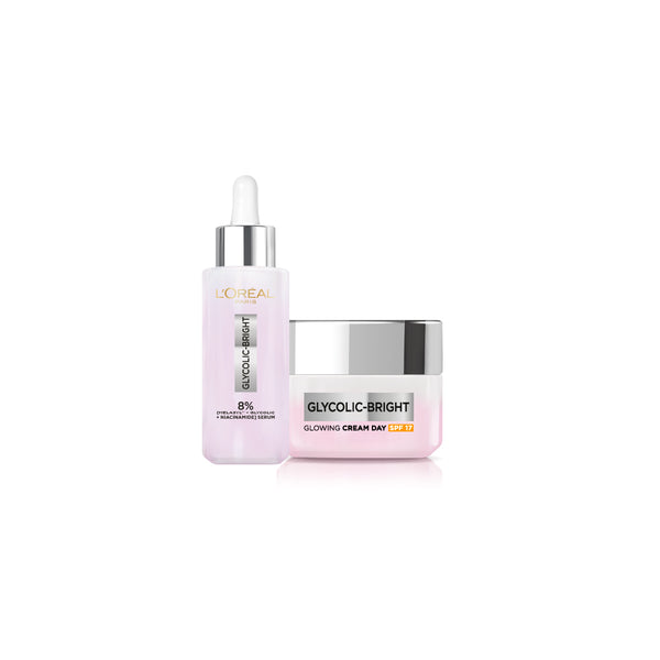 -15% L'Oreal Glycolic Bright Serum + Day Cream