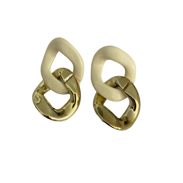 Harmony circle earrings accessory #4018