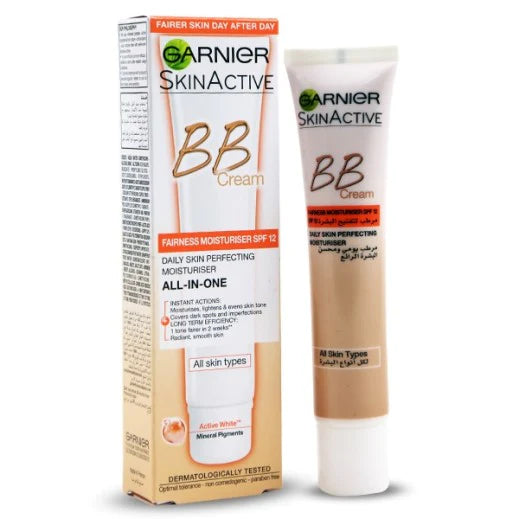 Garnier skin active BB cream fairness moisturizer SPF12 40ml