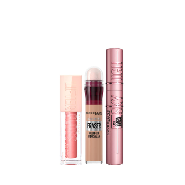 -20% Maybelline eraser concealer + Sky High Mascara + Lifter Lip Gloss