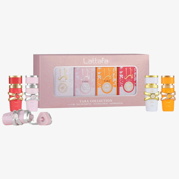 Lattafa Yara Mini Collection 4pcs Set Perfume 0.16 FL.OZ