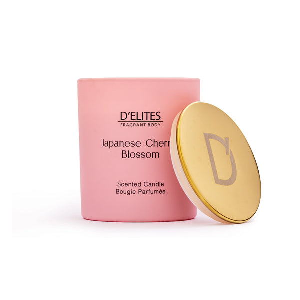 D'Elite Japanese Cherry Blossom Scented Candle