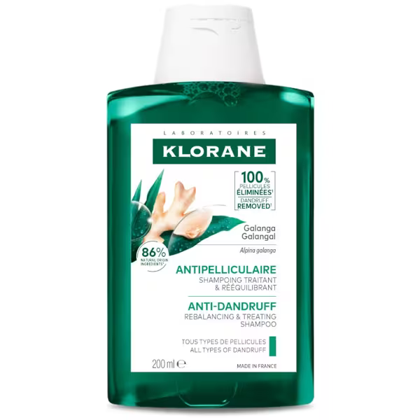 Klorane Anti-Dandruff Rebalancing Shampoo with Galangal 200ml