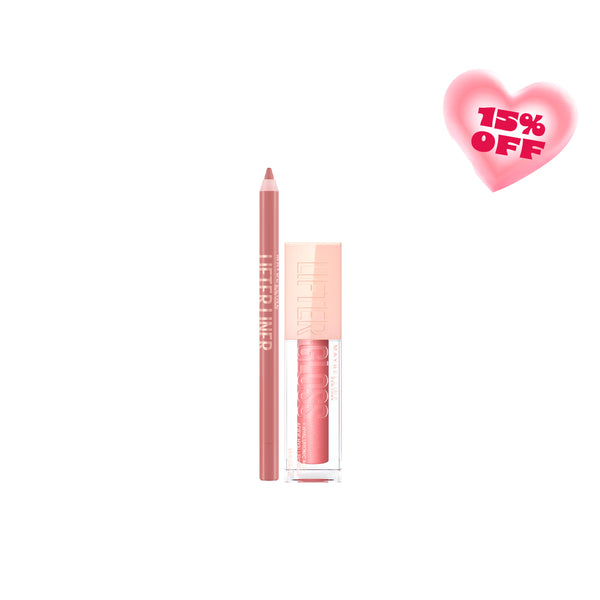 -15% Maybelline Hyaluronic Acid Lifter Lip Gloss + Lifter Liner Lip Liner Pencil