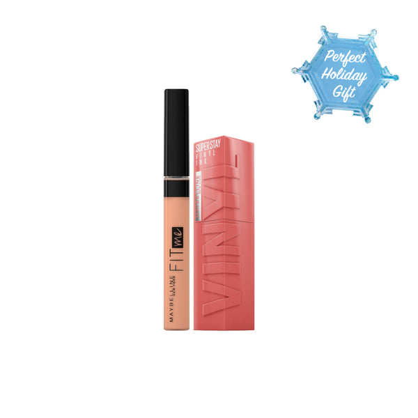 -20% Maybelline Fit Me Concealer + Vinyl  Ink Lipstick 100 Charmed