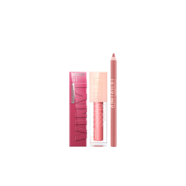 -20% Maybelline Lifter Lip Gloss + Lifter Liner Lip Liner + Vinyl Ink Lipstick