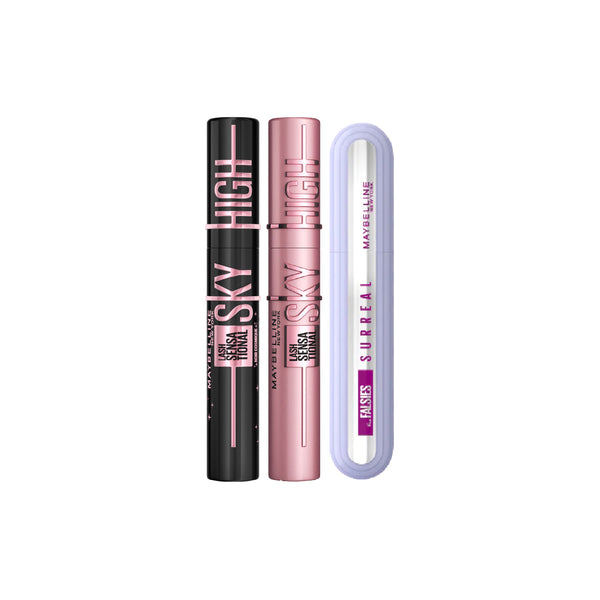 -20% Maybelline New York Sky High Mascara + Cosmic Black Mascara + Surreal Mascara