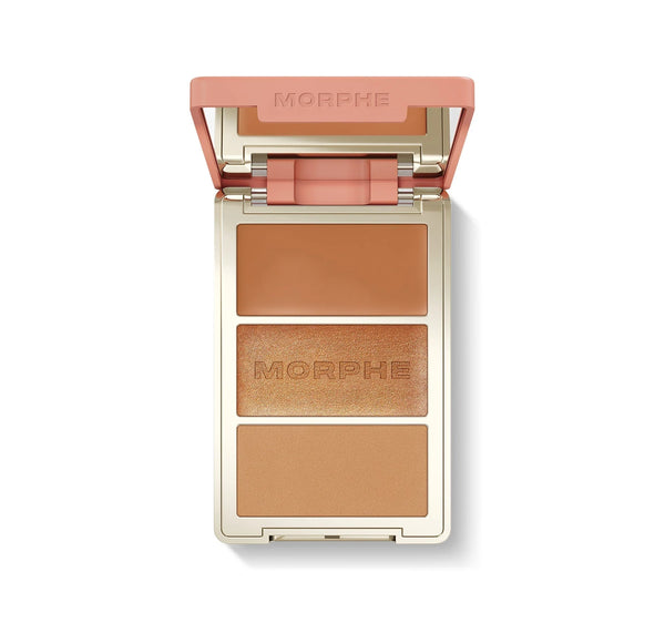 Morphe Cheek Thrills Multi Finish Face Trio Blush/Bronzer