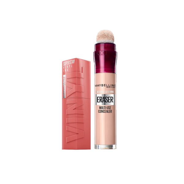 -20% Maybelline Super Stay Vinyl Ink + instant age rewind eraser concealer