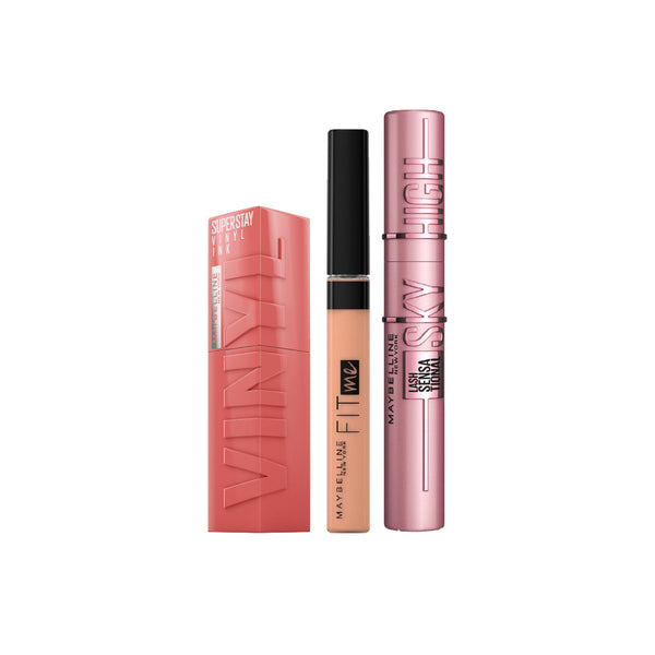 -25% Maybelline Super Stay Vinyl Ink Longwear + fit me concealer + Sky High Mascara