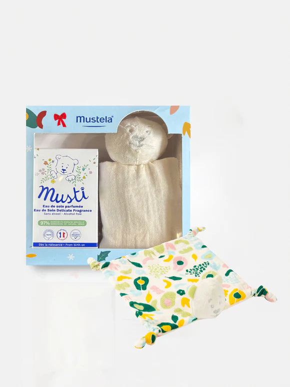 Mustela Musti with a Cuddly Toy Set