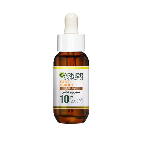 Garnier fast bright 10% pure vitamin C night serum 30ml