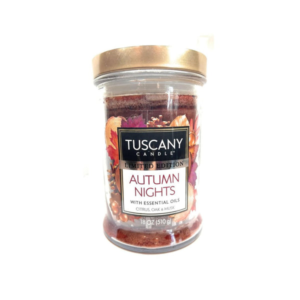 Tuscany Candle Limited Edition Jar Candle (Autumn Nights, 18 Ounce)