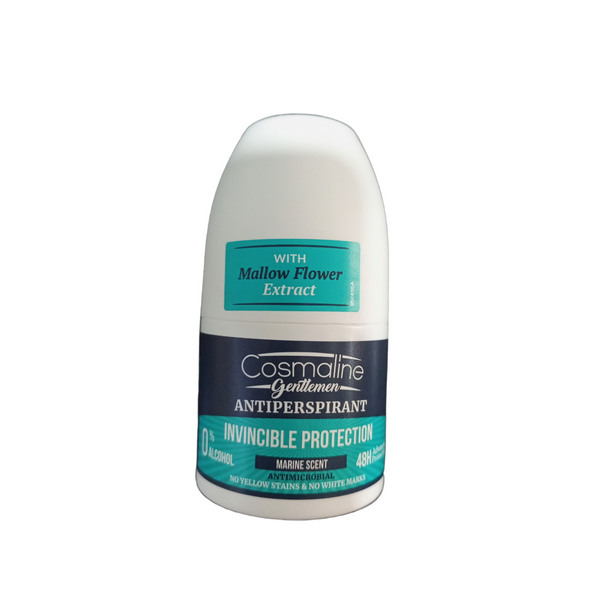 Cosmaline Gentlemen Antiperspirant Roll On deodorant Invincible Protection 50Ml