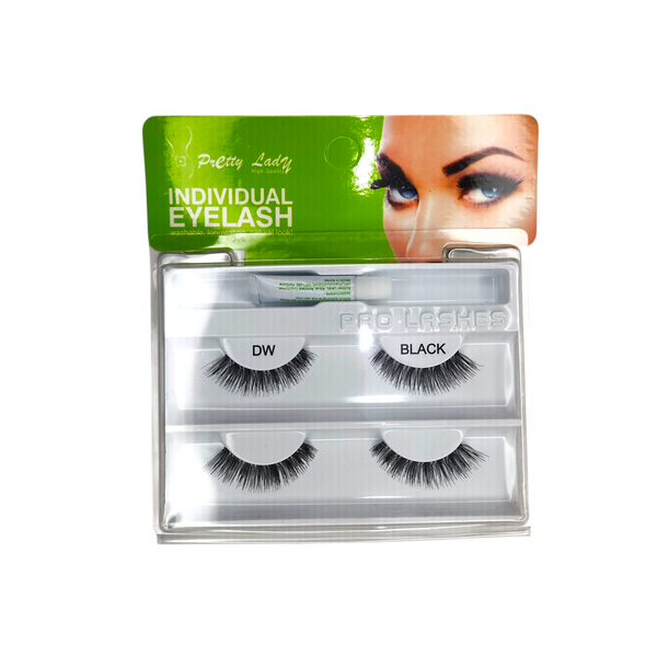Pretty Lady Stripped Lashes 2 Pais # DW