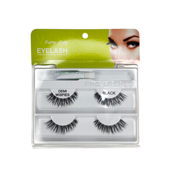 Pretty Lady Stripped Lashes 2 Pairs # Demi Whispies