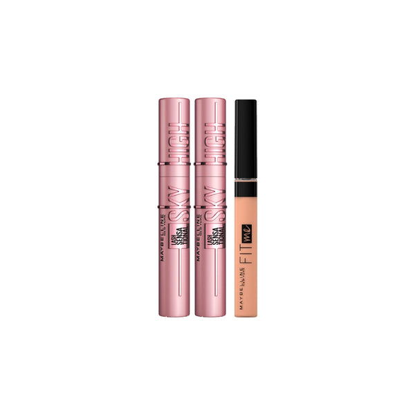 -20% x2 Maybelline New York Lash Sensational Sky High Mascara + Fit Me concealer