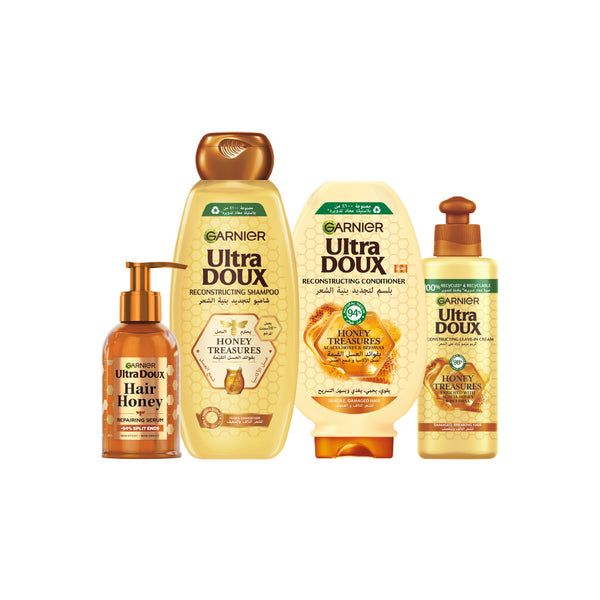 -15% Garnier UD Honey Treasures Shampoo + Conditioner + Leave In + Honey Serum