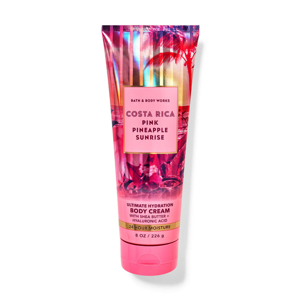 Bath And Body Works Ultimate Hydration Body Cream 226g - Costa Rica Pink Pineapple Sunrise