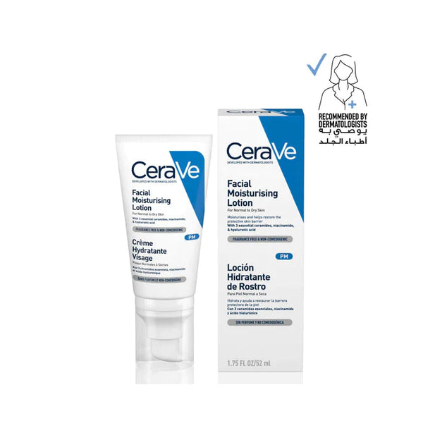 CeraVe PM moisturising lotion for normal to dry skin 52ml